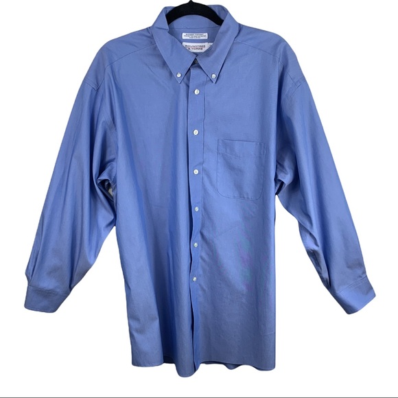 Roundtree & Yourke Blue Button Down shirt - Picture 1 of 5